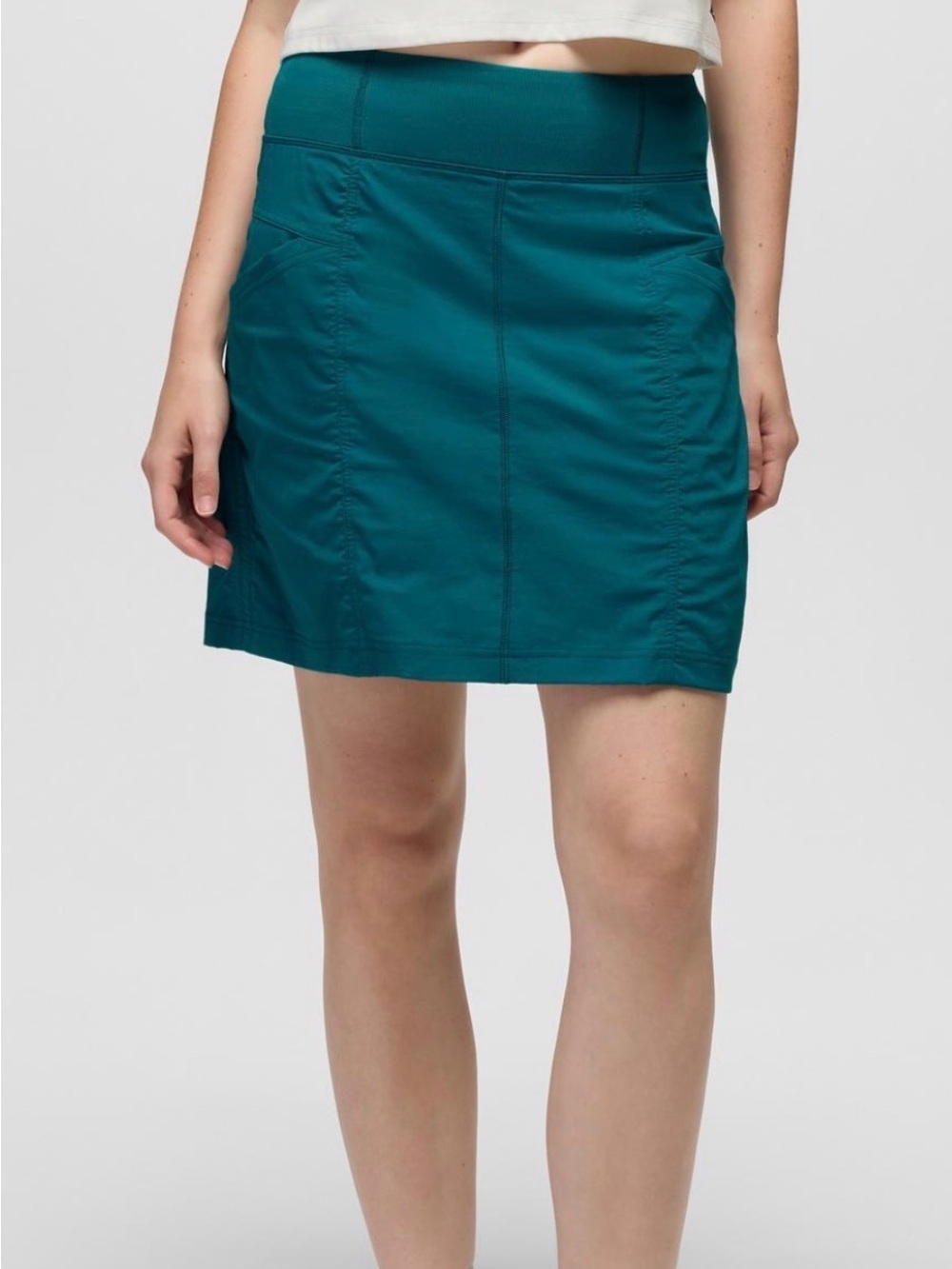 Prana Teal Mini Skirt